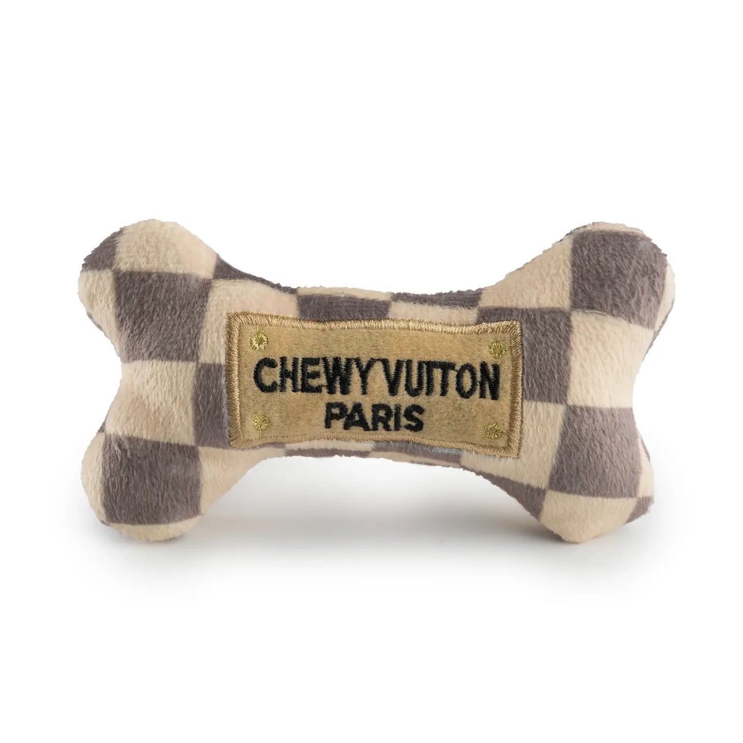 Checker Chewy Vuiton Bone | Small