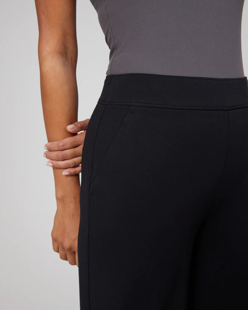 Load image into Gallery viewer, Spanx The Perfect Pant Wide Leg | Black
