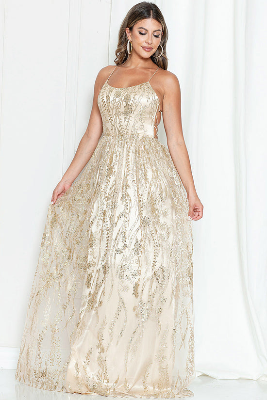 Prom Dress MF21919 | Gold