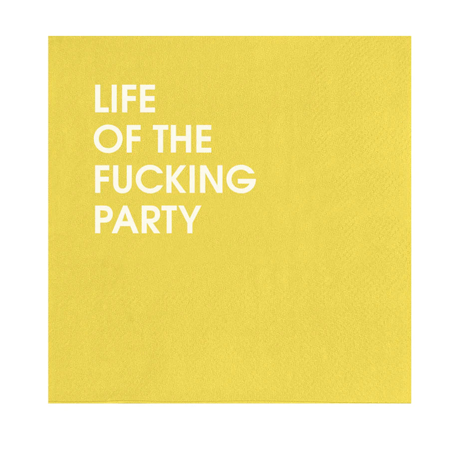 Life Of The Fucking Party Cocktail Napkin