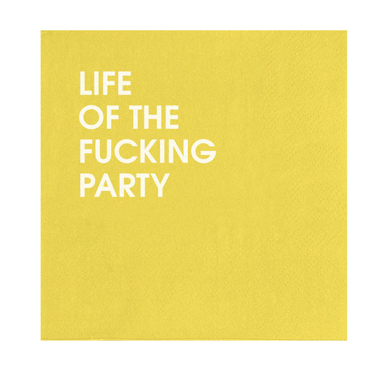 Life Of The Fucking Party Cocktail Napkin