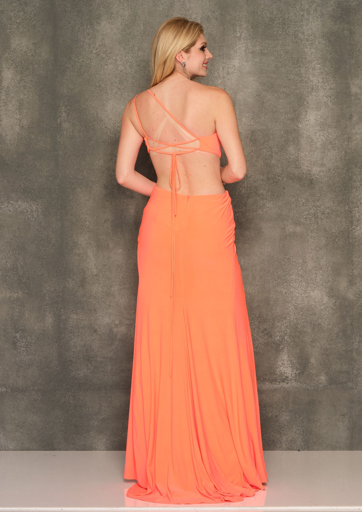 Prom Dress 10974 | Neon Orange