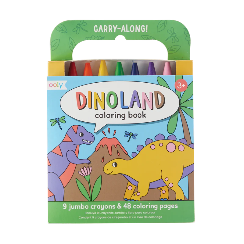 Carry Along Crayon & Coloring Book | Dinoland
