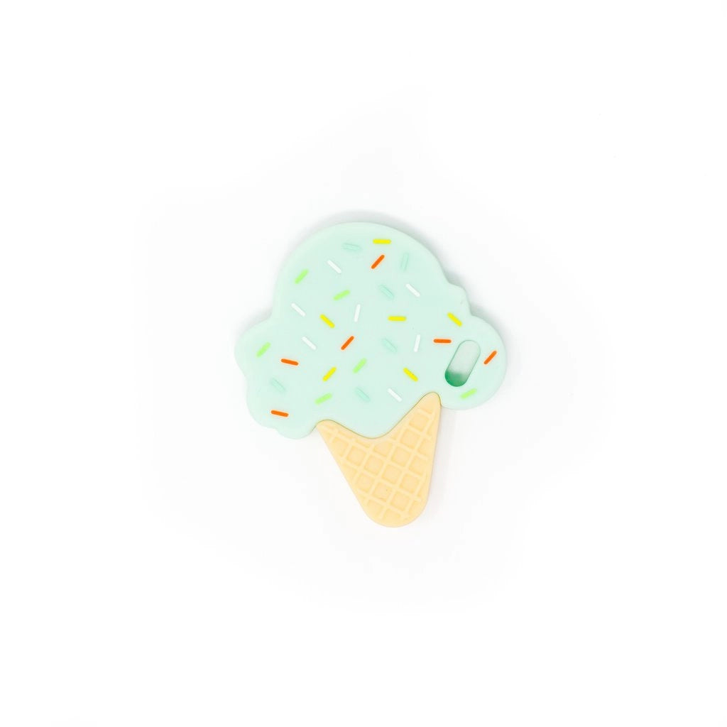 Ice Cream Silicone Teether | Mint