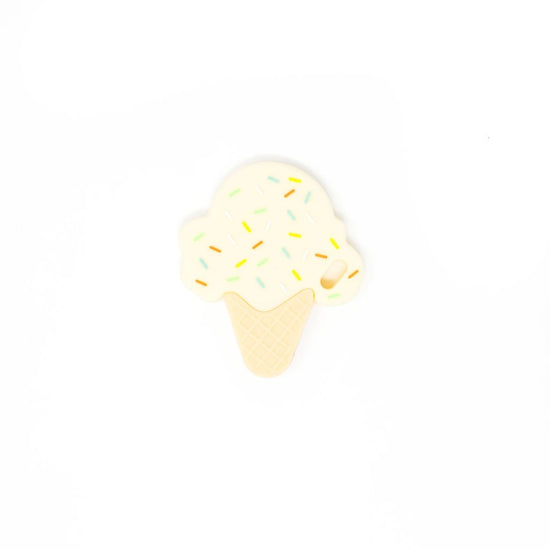 Ice Cream Silicone Teether | Vanilla