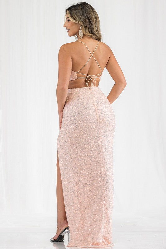 Load image into Gallery viewer, Prom Dress UN2122 | Pink
