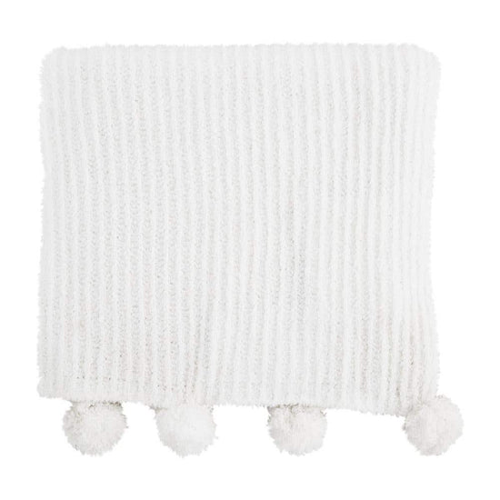 Load image into Gallery viewer, Chenille Pom Blanket

