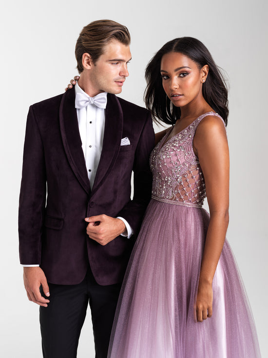 Load image into Gallery viewer, 20-369 Prom Dress Dusty Rose
