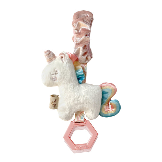 Load image into Gallery viewer, Itzy Friends Ritzy Jingle™ Unicorn Attachable Travel Toy
