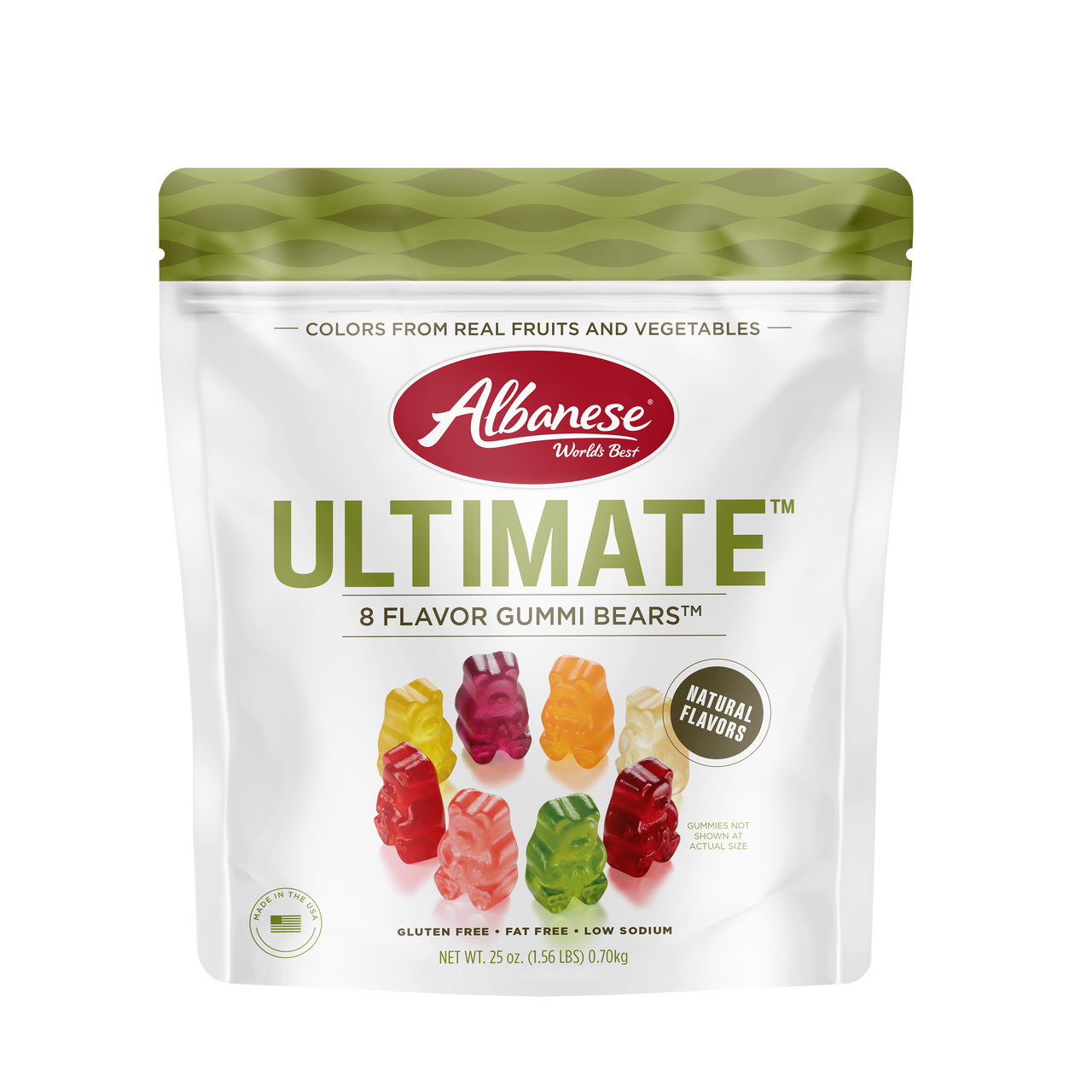 Ultimate 8 Flavor Gummi Bears 25oz.
