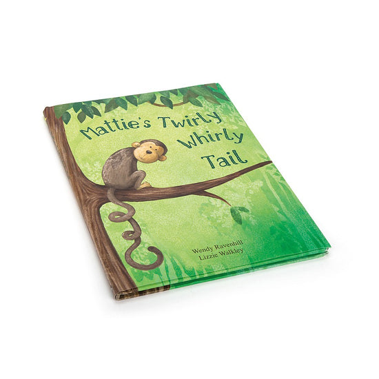 Jellycat Mattie's Twirly Whirly Tail Book