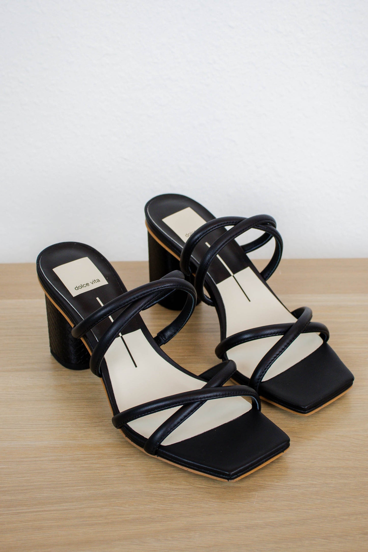 Patsi Heels | Black Leather