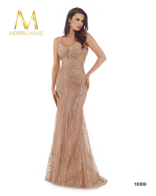 Load image into Gallery viewer, 16309 Prom Dress Rosegold
