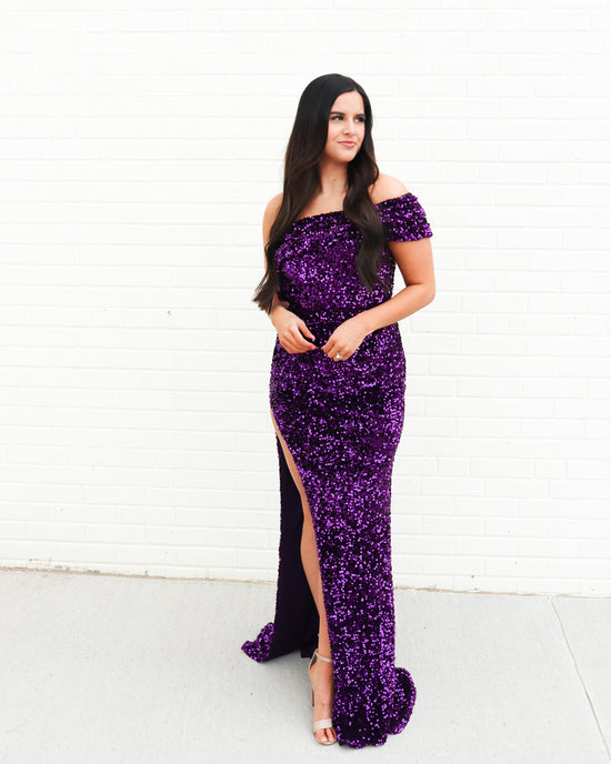 Prom Dress 55520 | Purple