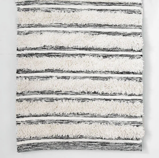 PDMO-029 Grey/White Stripe Rug