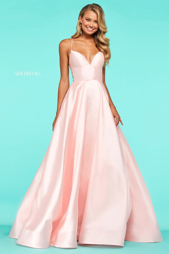53661 Prom Dress Aqua, Yellow, Coral, Pink