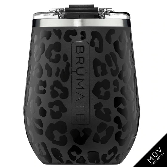 Load image into Gallery viewer, BruMate Uncorked Wine Tumbler | Onyx Leopard
