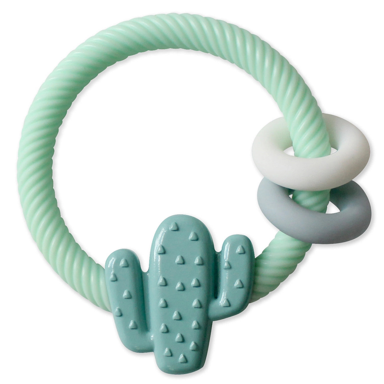 Ritzy Rattle Silicone Teether | Cactus