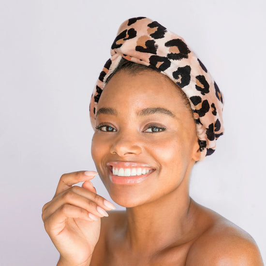 Quick Dry Hair Towel | Leopard