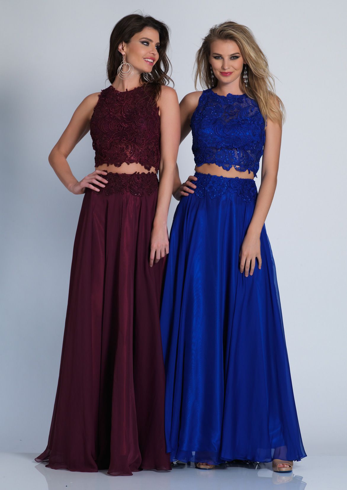 Load image into Gallery viewer, 10001W Prom Dress Burgundy
