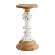 Load image into Gallery viewer, Large Wooden Rustic Candlestick
