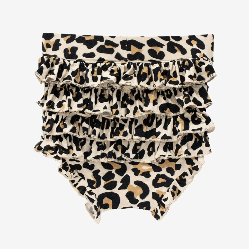Load image into Gallery viewer, Posh Peanut Lana Leopard Basic Peplum &amp;amp; Bloomer Set
