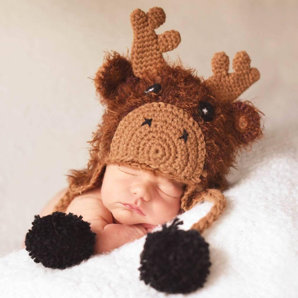 Load image into Gallery viewer, Moose Beanie
